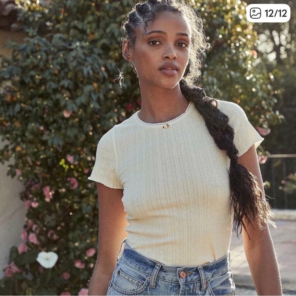 Doen Viví Tee in Lemon Size S